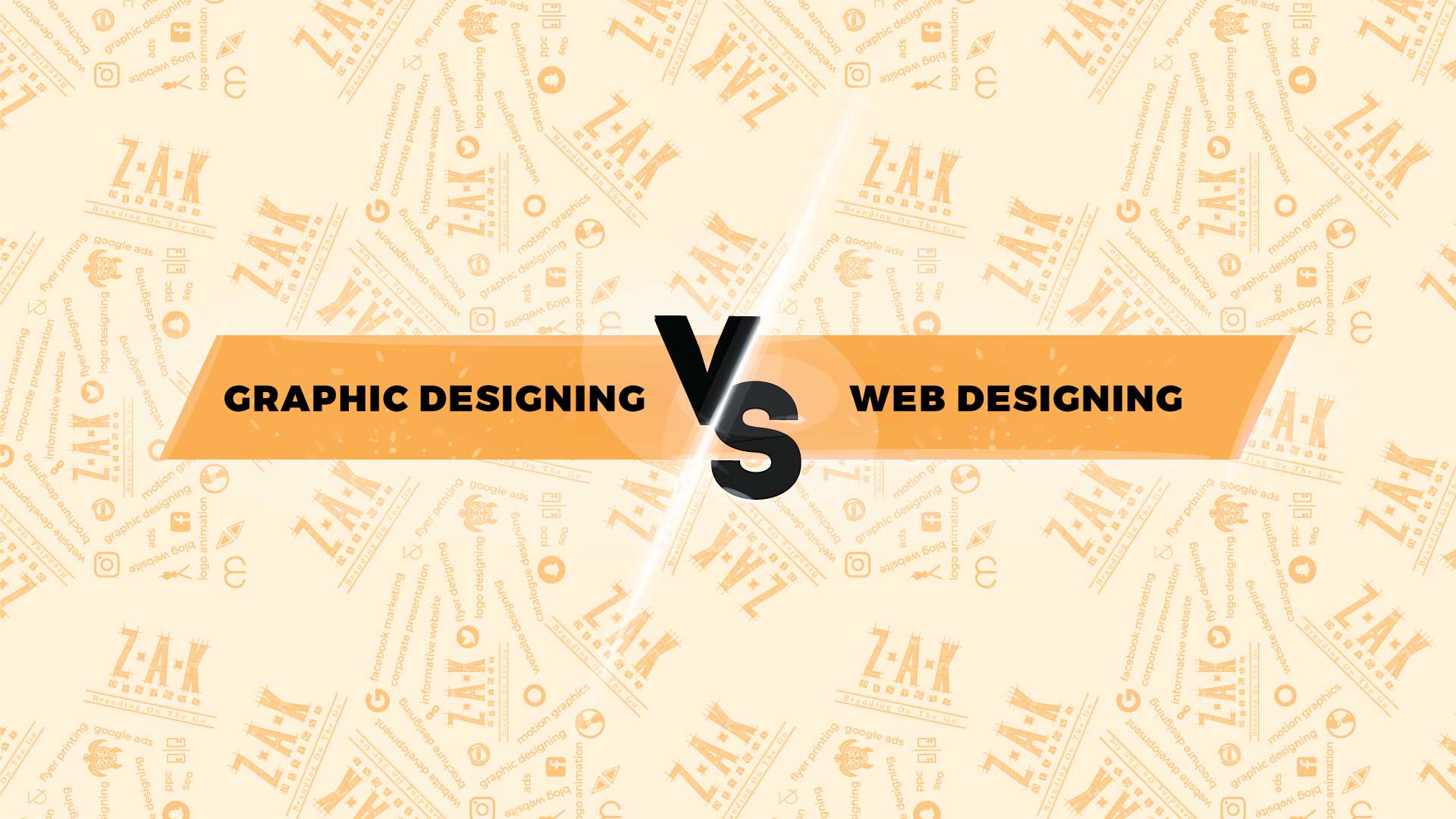Blog on Graphic-Designing-vs-Website-Designing by Zain Ahmed Kamal