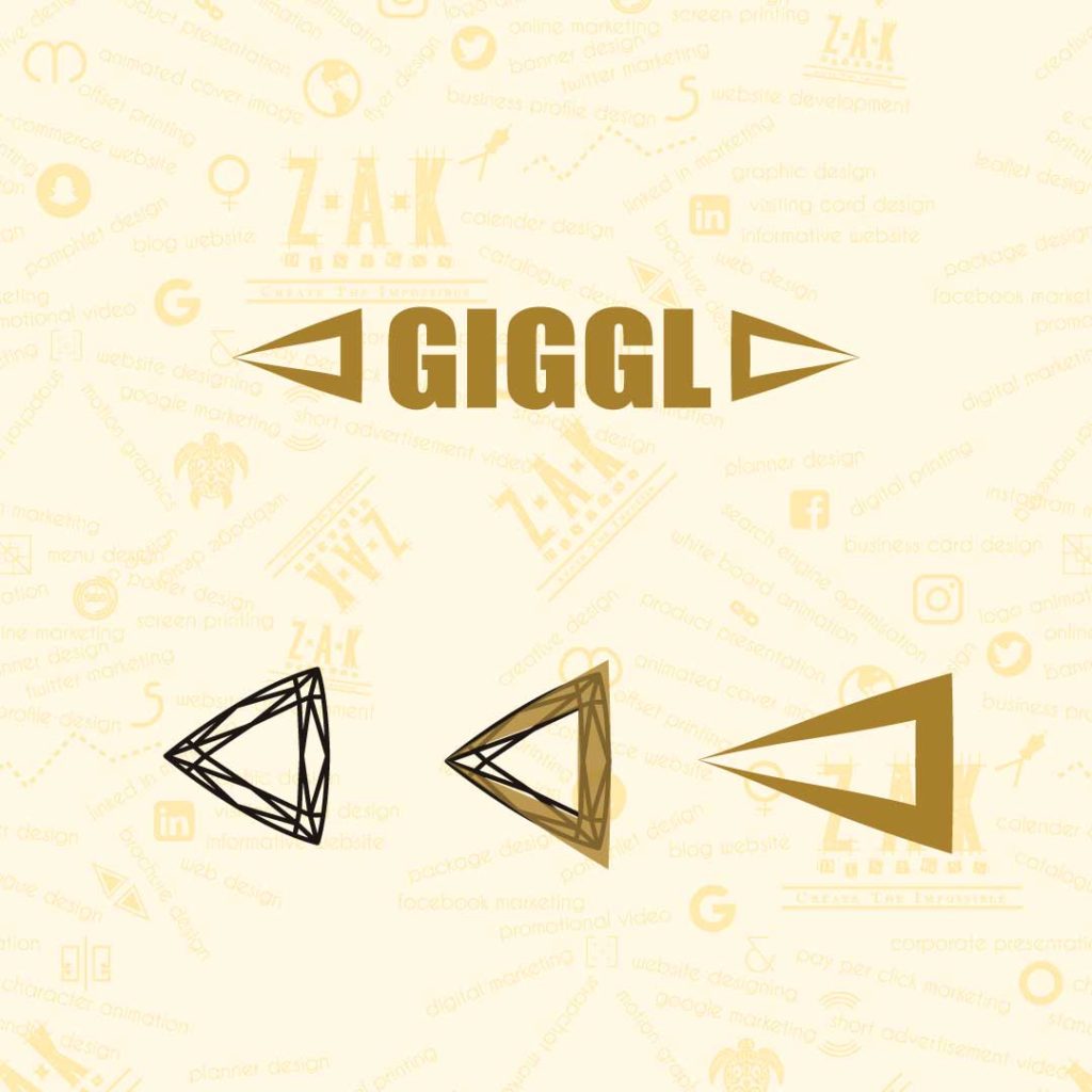 Example image for Case study on the logo designed for GIGGL