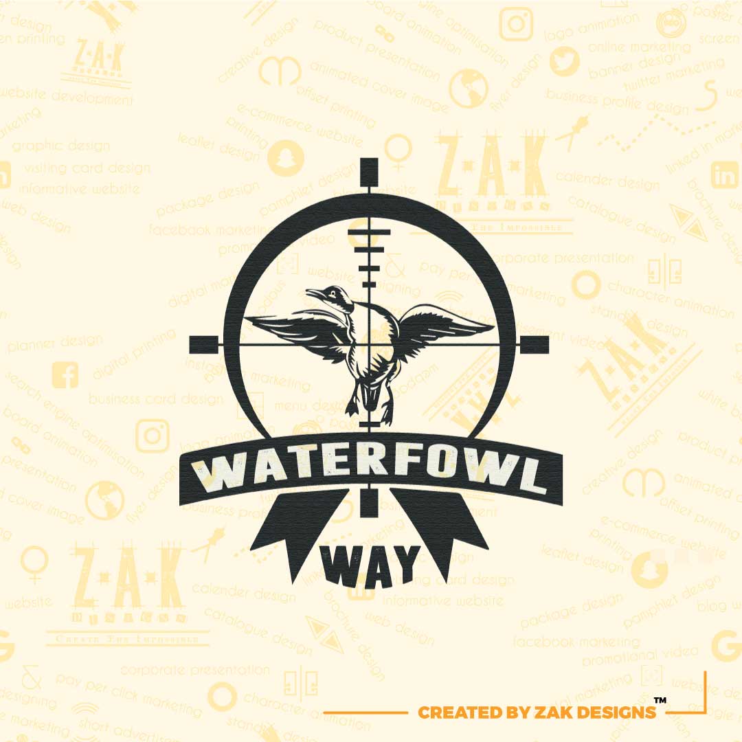 Logo designed for the Waterfowl way